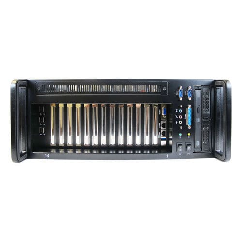 ラックマウントPC シャーシ - AD-581 - Adek Technical Sales - 4U / 14ヶ所 / バックプレーン