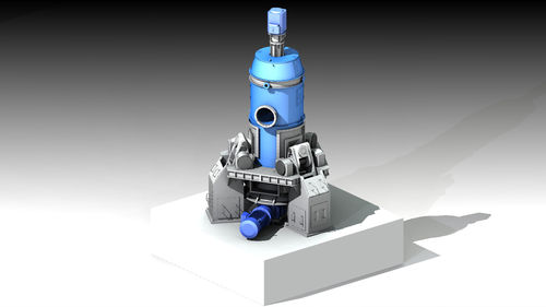 垂直シリンダー式粉砕機 - CEMTEC - 縦型