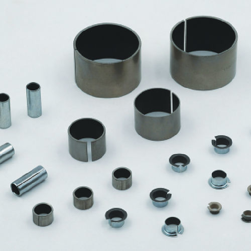 円筒形滑り軸受 - CSB-35 - Zhejiang Changsheng Sliding Bearing Co., Ltd. - フランジ取り付け / ステンレススチール製 / PTFE
