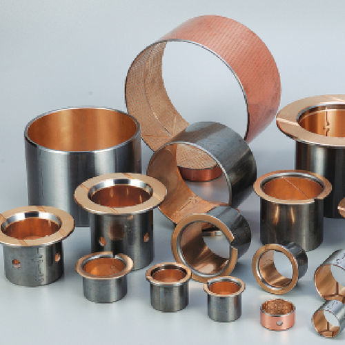 フランジ取り付け滑り軸受 - CSB-800 - Zhejiang Changsheng Sliding Bearing Co., Ltd. - 円筒形 / 鉛 / スチール製