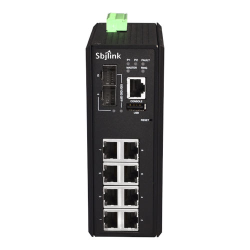 管理型イーサネットスイッチ - RPT-2010G-2F-X4 - Sbjlink/Subject Link Inc. - 10 ポート / レベル 2 / ギガビットイーサネット