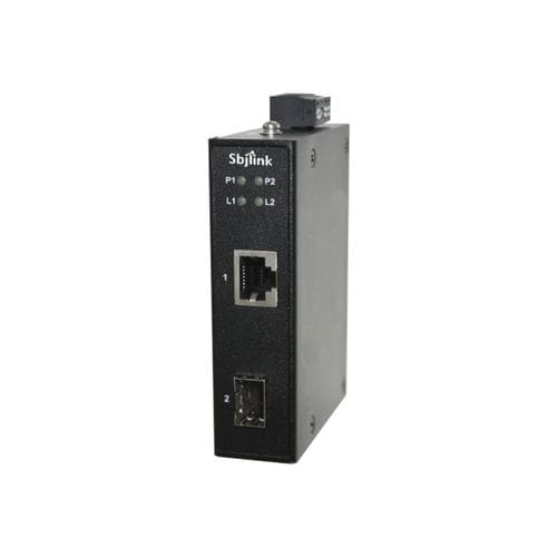 産業用変換器 - HNT-1401G-X6R - Sbjlink/Subject Link Inc. - メディア / ギガビットイーサネットから光ファイバーへ / DINレール