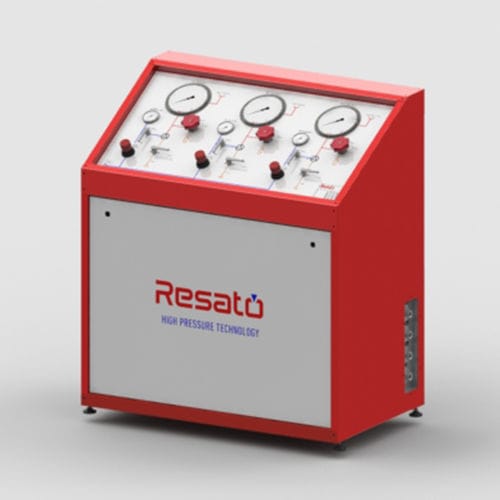 修理工場用圧力試験装置 - HBU  - RESATO High Pressure Technology - 空気駆動式 / ブースター付き