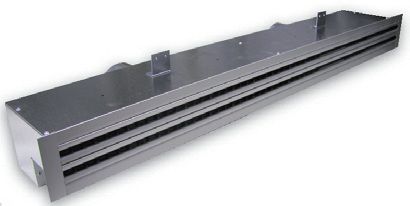 長方形断面式空気ディフューザー - LW - LTG Aktiengesellschaft - 壁掛け