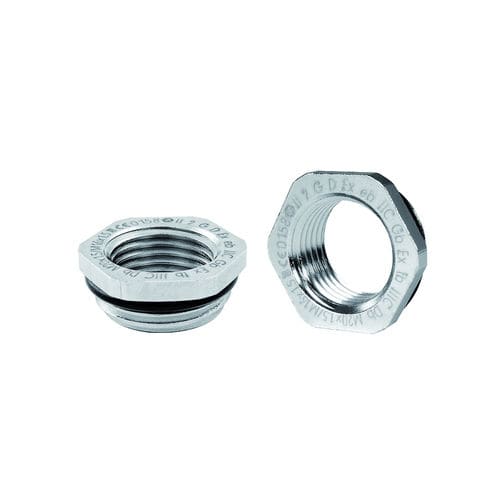ねじ式オス-メス レデューサー - R102-1xxxx-zz-EX series - Jacob GmbH - ニッケル真鍮製 / 六角形 / 防爆