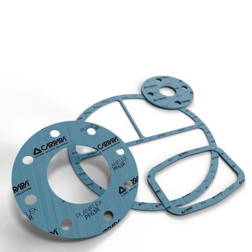 金属ワイヤー製ガスケットシート - PLANIFLEX™ PF63R - Carrara Global Sealing Solution - NBR製 / 二トリル製 / アラミド