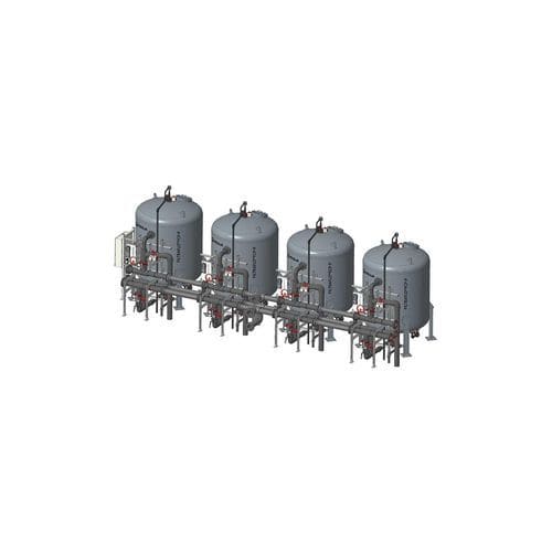 水フィルター - FILTRAFLO™ FCP-P - VEOLIA WATER STI - 廃水処理用 / ダブルバスケット / 圧力