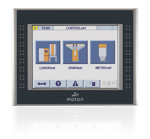 プラグ アンド プレイ操作 - CONTROLnet - motan gmbh - 一体型 / タッチスクリーン式