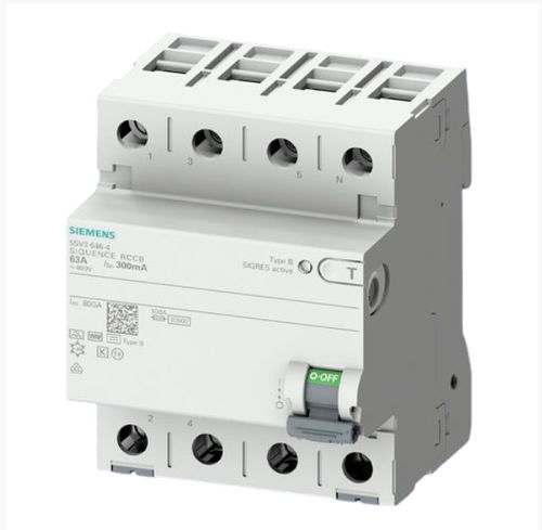 差動残留電流遮断器 - 5SV3 - Siemens Low-voltage – Power distribution - 過電流対策 / DC / AC