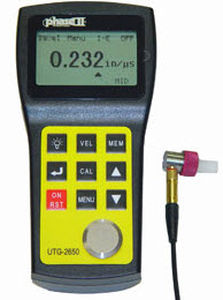 壁厚さ計 - 0.01 - 0.787" | UTG-2650  - Phase II - 携帯型 / 超音波式