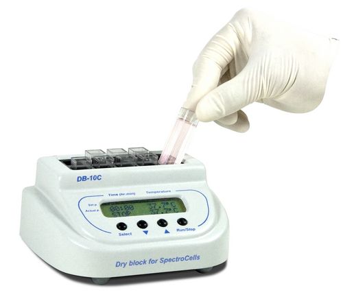 キュベット用ブロックヒーター - DB-10C +25°C to 42°C, ±0.1°C - Grant Instruments - サーモスタット付き