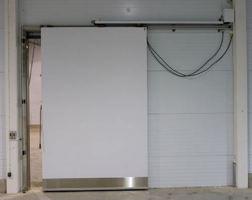 スライド式ドア - MS1501F - DAN-doors - 金属製 / 冷蔵室用 / 産業用