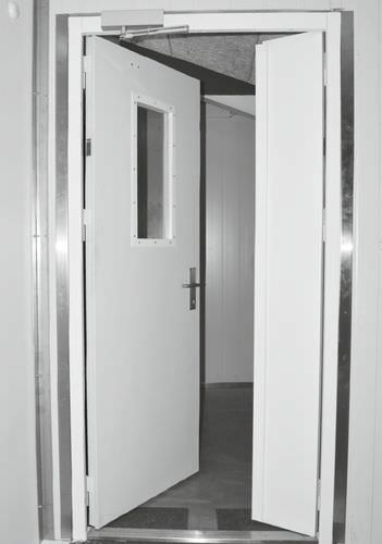 ヒンジ付きドア - MH0501I - DAN-doors - ステンレススチール製 / 冷蔵室用 / 産業用