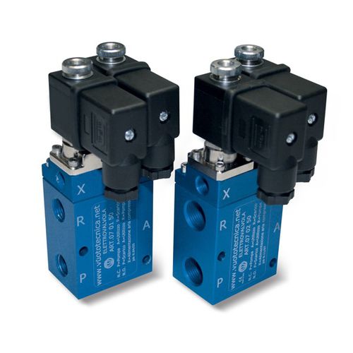 パイロット式電磁弁 - 070x51 series - VUOTOTECNICA - 3方向 / NC / NO