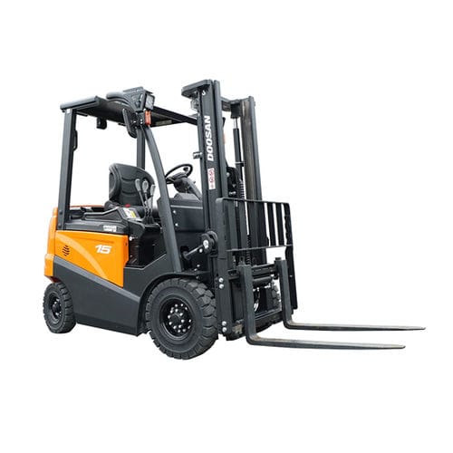 カウンターバランスフォークリフト - B15N - Daewoo Industrial Vehicles - 電動式 / 乗り型 / 4輪