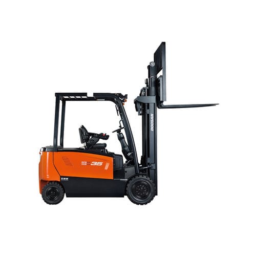 カウンターバランスフォークリフト - B22X-7 - Daewoo Industrial Vehicles - 電動式 / 乗り型 / ハンドリング用