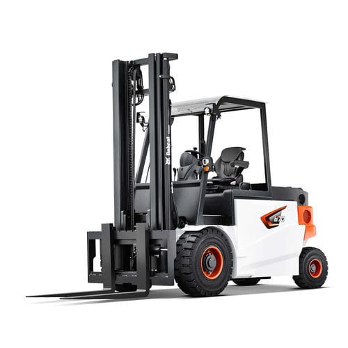 電動式フォークリフト - B series - Doosan Industrial Vehicles - 乗り型 / ハンドリング用 / 4輪