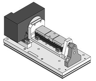 横型円テーブル - Abbott Workholding - 複合工作機械用