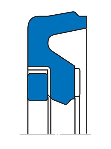 Oリングシール材 - SYPRIM SM - Simrit - U字型 / ロッド用