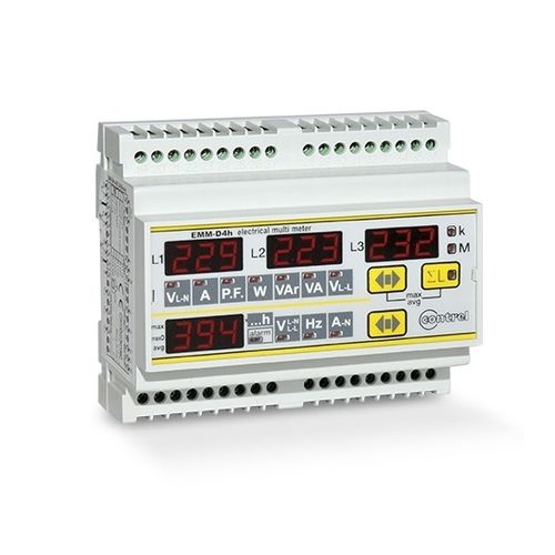 電圧測定器 - EMM-D4h   - Contrel elettronica - 電流 / 周波数 / 力率