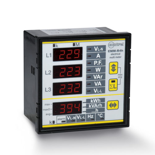 電圧測定器 - EMM-R4h - Contrel elettronica - 電流 / 周波数 / 力率