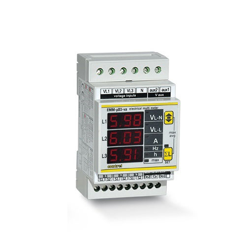 電圧測定器 - EMM-μD3VA  - Contrel elettronica - 電流 / デジタル / DINレール