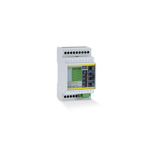 漏電保護継電器 - ELR-4C  - Contrel elettronica - DINレール / RS485 / IEC