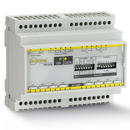 アナログ入出モジュール - MR-AO8 - Contrel elettronica - RS485 / デジタル出力8 / オートメーション