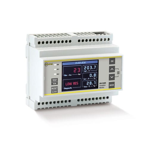 RS485絶縁監視装置 - HRI-R40N - Contrel elettronica - 絶縁不良発見機能付き / Modbus / RS485