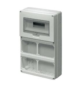 ABS樹脂製電気エンクロージャ - 16 - 63 A | EC69035 - Elettrocanali - 配電用 / コンセントタップ付 / プリアセンブリ