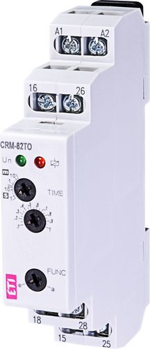アナログタイマーリレー - 002470074 - ETI - ディレー / 多機能 / 送電レールDIN取り付け用
