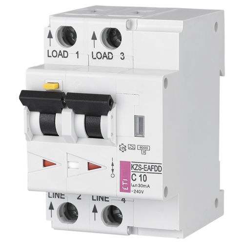 2極残留電流遮断器 - 002173832 - ETI - DINレール