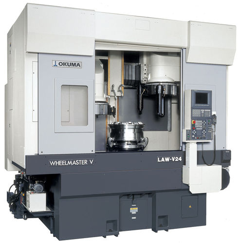 CNC旋盤 - LAW-V24 - OKUMA EUROPE GMBH - 縦型 / 4軸 / 自動車用