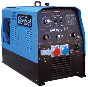 MMA溶接機 - 270 A | MPM 8/270 I-EL/H - Genset - 単相 / 発電機セット付き / 携帯型