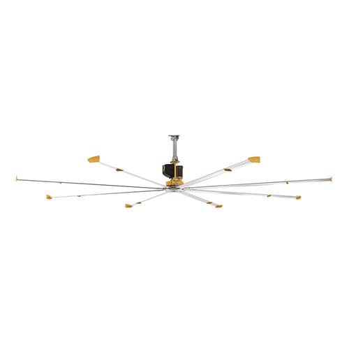 天井取付け式ファン - POWERFOIL X3.0 - Big Ass Fan - IP55 / 軸方向 / アルミニウム製