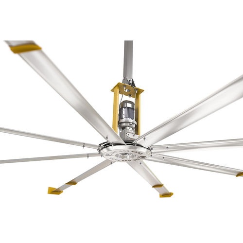 天井取付け式ファン - POWERFOIL® 8 - Big Ass Fan - 軸方向 / 空気循環用 / アルミニウム製