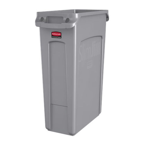 プラスチック製廃棄物コンテナ - Slim Jim® - Rubbermaid - 都市廃棄物用 / ハンドル付き / 通気システム付き