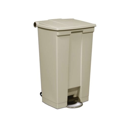 プラスチック製廃棄物コンテナ - FG614600BEIG - Rubbermaid - 医療廃棄物用 / 家庭廃棄物用 / ふた付き
