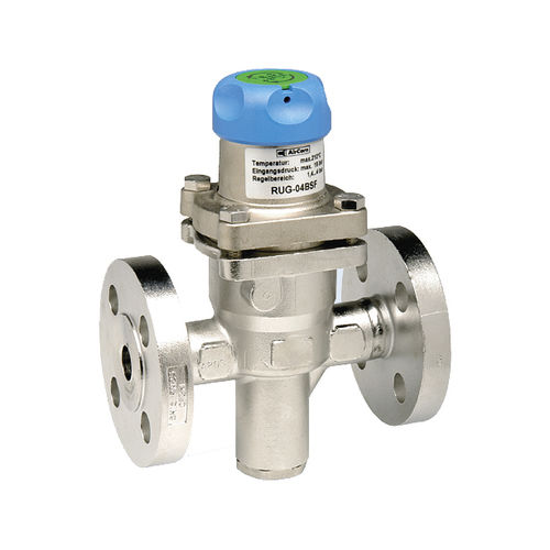 蒸気用圧力調整器 - RU series - AirCom Pneumatic - スプリング / 一段 / 真ちゅう製