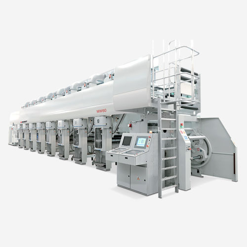 輪転グラビア印刷式印刷機 - MW 60 - BOBST - ラベル用 / カラー / モジュール式