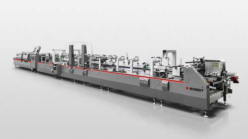 ボックス用製造ライン - EXPERTFOLD 110 - BOBST - 折畳み式 / 接着