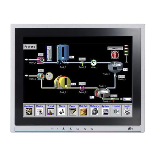 カラー液晶ディスプレーパネルPC - P1127E-500 - AXIOMTEK - TFT LCD / 12インチ / 1024 x 768