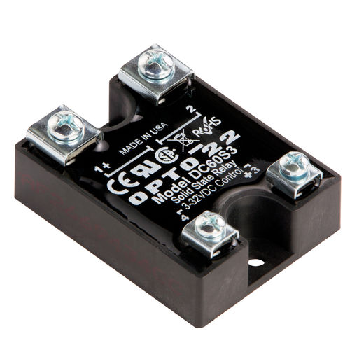 60VDC固体継電器 - DC60S3 - Opto 22 - フラット / プリント基板 / 電源