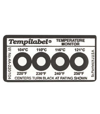 温度表示器 - Tempilabel® 4 series  - Tempil - ラベル / 直接読み取り式 / 不可逆性