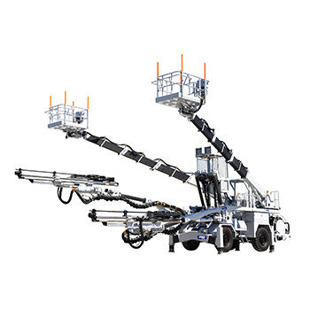 トンネル型用ジャンボ掘削用ドリル - JTH2200R - Furukawa Rock Drill - 3つのアーム
