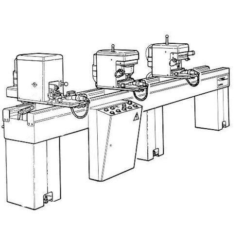 電動空気圧式ドリルマシン - GEMINI - Fom Industrie Aluminium Working Machinery - CNC / プロファイル用