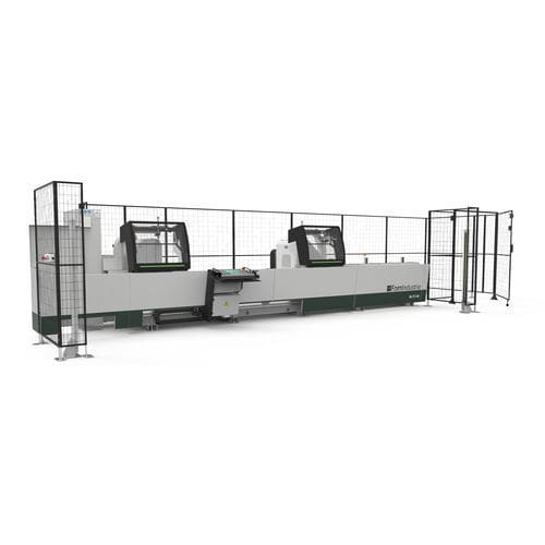 フロントブレード式ダブルヘッドマイタ鋸 - BLITZ FW - Fom Industrie Aluminium Working Machinery - 金属用