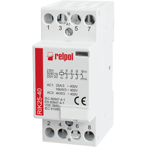 DC接触器 - RIK series - RELPOL - AC / 3極 / 4極