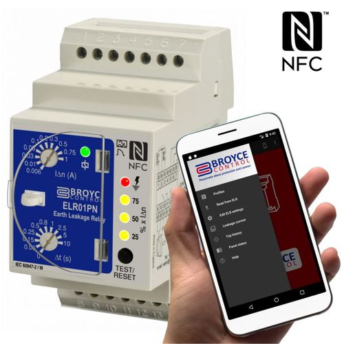 漏電保護継電器 - ELR01PN - Broyce Control - 1NO/NC / AC/DC / DINレール