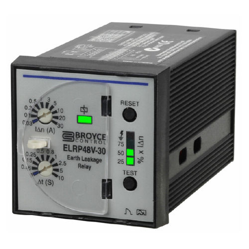 漏電制御継電器 - ELRP48V-30 - Broyce Control - 1NO/NC / 三相 / DC